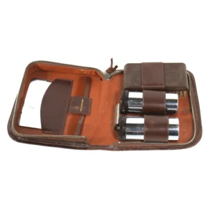 Grooming Set In Leather Carry Case 1020