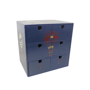 Small Set of Six Draws with painted design 1099