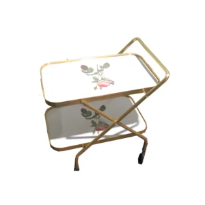 Tea Trolley with Floral Design 1039