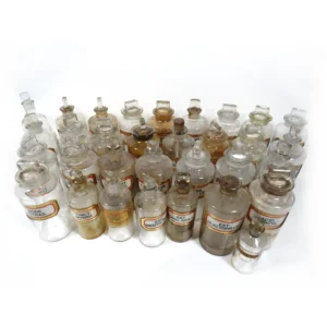 Thirty Two Apothecary:Chemist Bottles 1066