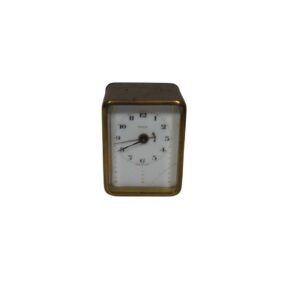 Brass Carriage Clock for TV, Film & Theatre production hire.