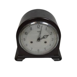 Bakelite Dome Mantle Clock for TV, Film & Theatre production hire.