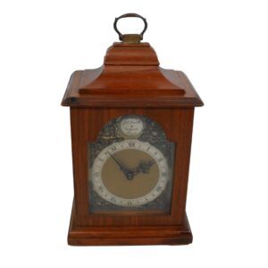 Wooden Cased Rotherham Clock for TV, Film & Theatre production hire.