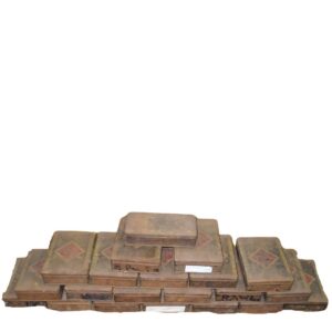 Twenty One Old Cigarette Tins for TV, Film & Theatre production hire.