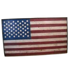 Large Wooden USA Flag for TV, Film & Theatre production hire.
