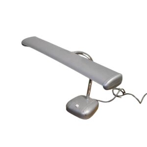 Grey Bankers Desk Lamp for TV, Film & Theatre production hire.