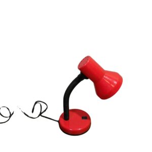 Red Bendy Desk Lamp for TV, Film & Theatre production hire.