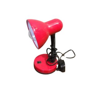 Red Bendy Desk Lamp for TV, Film & Theatre production hire.