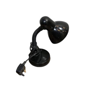 Black Bendy Desk Lamp for TV, Film & Theatre production hire.