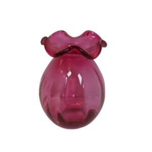 Red Glass Vase for TV, Film & Theatre production hire
