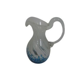 Blue and White Smoked Glass Jug for TV, Film & Theatre production hire