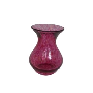 Cranberry Glass Vase for TV, Film & Theatre production hire