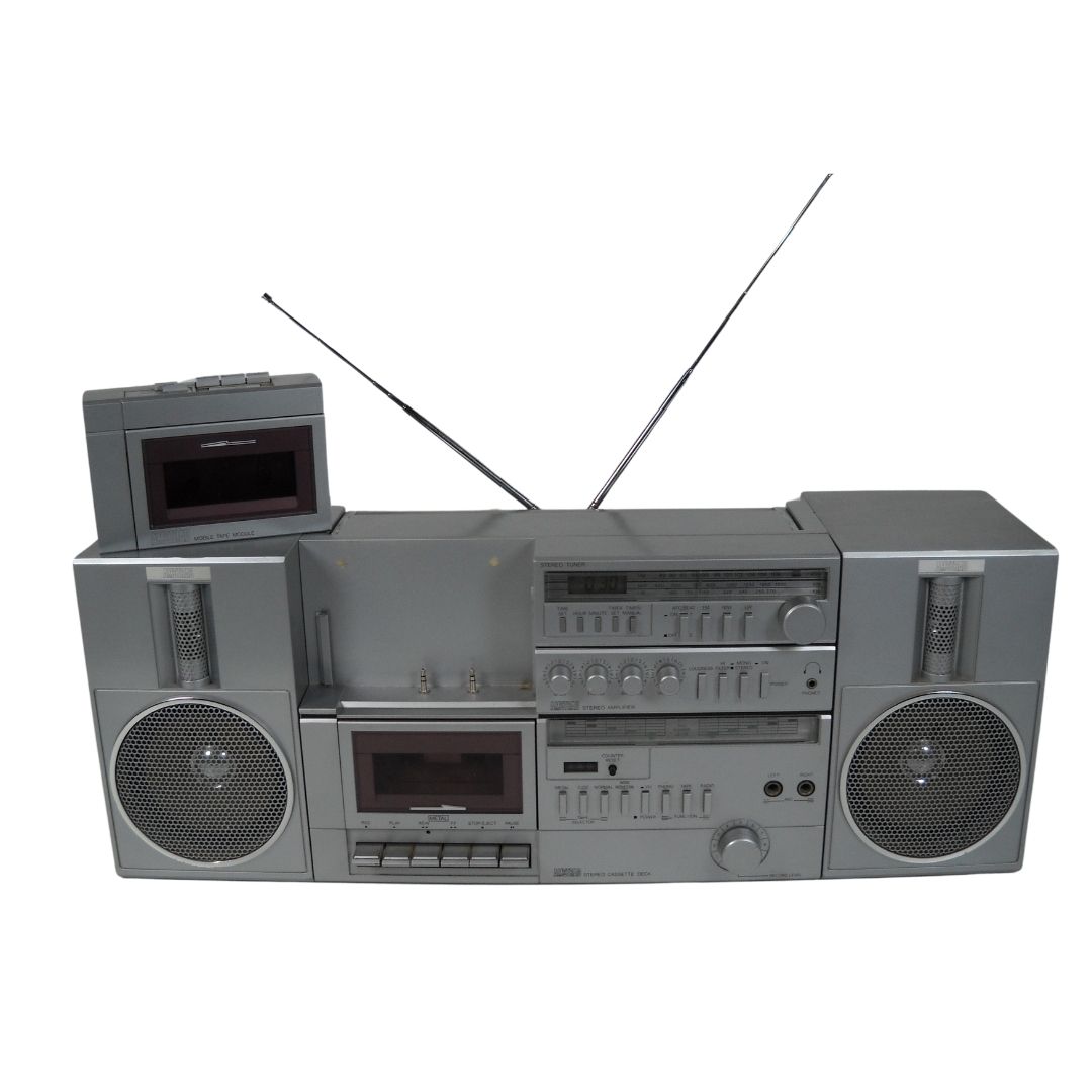 Amstrad Radio Cassette Player With Mobile Tape Module - Prop Hire By Elite