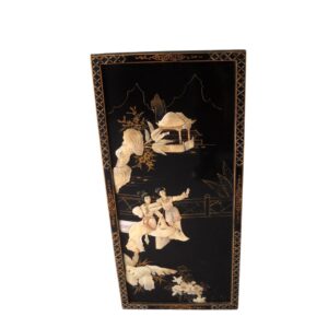 Black Lacquer Oriental Panel for TV, Film & Theatre production hire