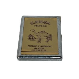 Camel Cigarette Case with Built In Lighter for TV, Film & Theatre production hire