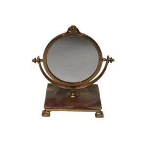 Onyx and Brass Pressing Mirror for TV, Film & Theatre production hire