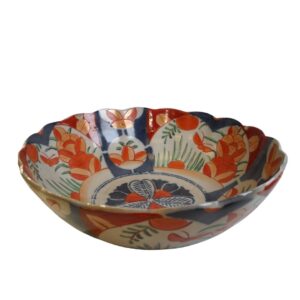 Oriental Bowl Blue, Red, Orange & White for TV, Film & Theatre production hire