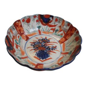 Oriental Bowl Blue, Red, Orange & White for TV, Film & Theatre production hire
