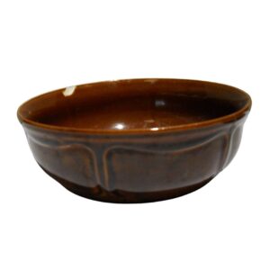 Brown Ceramic Bowl for TV, Film & Theatre production hire