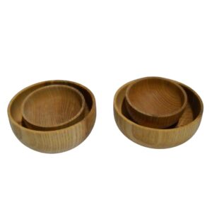 Four Wooden Bowls for TV, Film & Theatre production hire