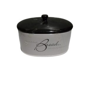 Black & White Bread Bin