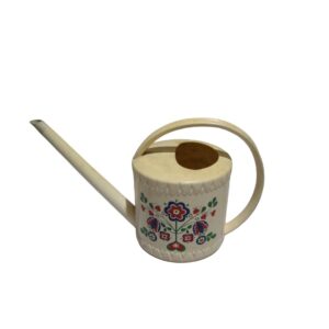 Cream Floral Watering Can