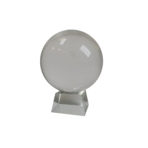 Smaller Crystal Ball With Glass Stand for TV, Film & Theatre production hire
