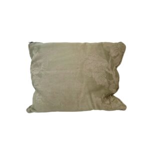 Green Floral Cushion for TV, Film & Theatre production hire