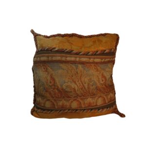 Brown Patterned Cushion for TV, Film & Theatre production hire