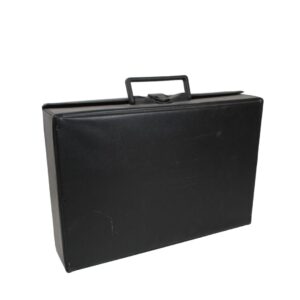 Small Black Leather Brief Case for TV, Film & Theatre production hire