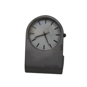 Tiny Desk Clock Silver for TV, Film & Theatre production hire