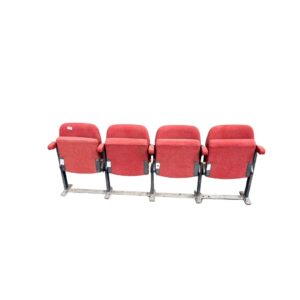 Four Red Cinema seats